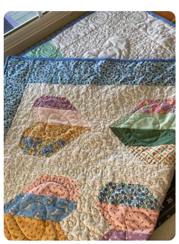 Vintage 30's Heart Quilt