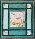 Handmade Ocean Quilt:Sea life nursery 39 x 42”
