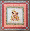 Lion Baby Quilt: Safari Nursery 36” square